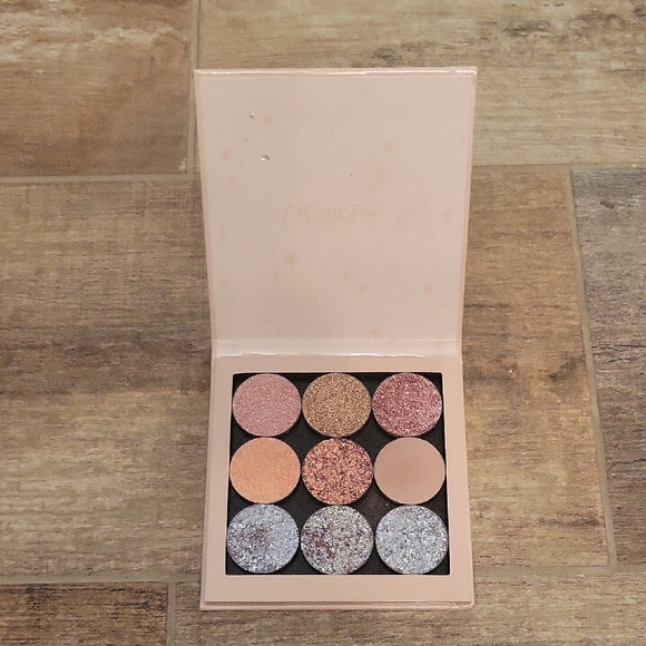 ColourPop Magnetic Makeup Palette W/ 9 Pressed Glitter & Matte Shadows EUC - Picture 6 of 7